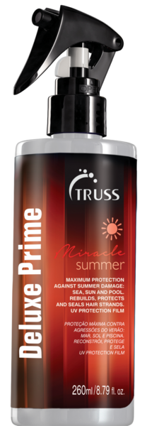 Сонцезахисний спрей для реконструкції волосся TRUSS PROFESSIONAL DELUXE PRIME MIRACLE SUMMER 260 мл.